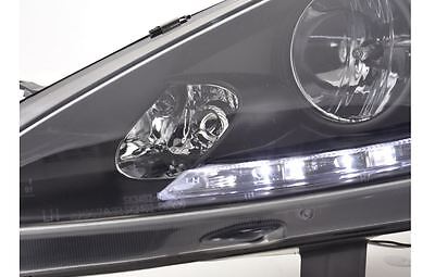 COPPIA Fari Fanale Anteriori Dayline LED Fiesta Mk7 (JA8) 2008 > 2012 Neri