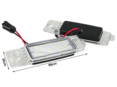 Kit Luci Targa Led Highlander RX300 OEM 8127048011 Canbus Bianco 12V 5W