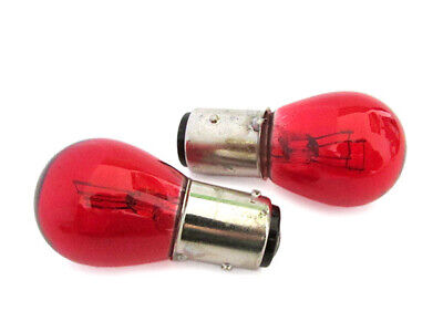 Coppia Lampada lampadina Alogena PR21/5W BAW15D Asimmetrica 12V 21/5W Rosso