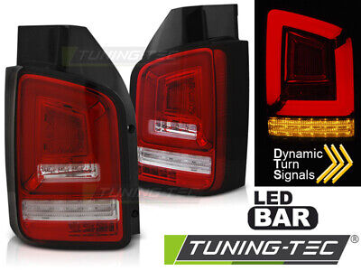 LED BAR TAIL LIGHTS RED WHIE SEQ fits T5 04.03-09