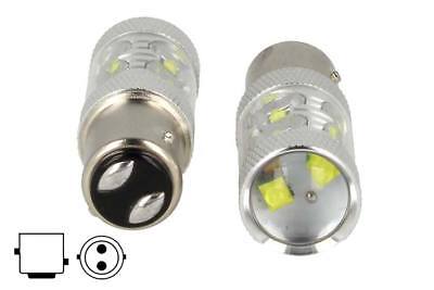 Coppia Lampada Led BAY15D 1157 P21/5W 50W 12V 24V Bianco Luci Posizione Auto
