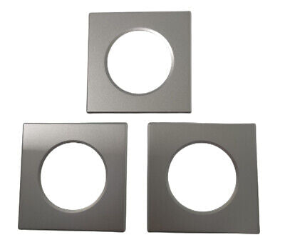 3 Pezzi Coperchi Quadrati Silver Per Faretti Led FP8705W <table class="table