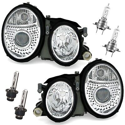 Coppia Fari fanali anteriori per C208 CLK SOLO XENON DI SERIE D2S\H7