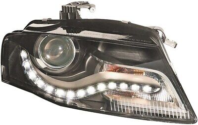 Coppia fari anteriori TUNING luce diurna DRL LED DAYLINE A4 8K 07-11 neri