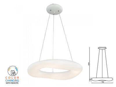 Lampada Led A Sospensione Moderno Circolare CCT Diametro 750mm 82W Dimmerabile