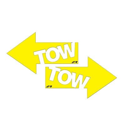 Adesivo prespaziato Yellow Tow 146X92 mm