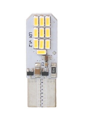 Coppia Lampade Lampadine Led Blister LB801W W5W Canbus 20 x SMD3014 12V bianco