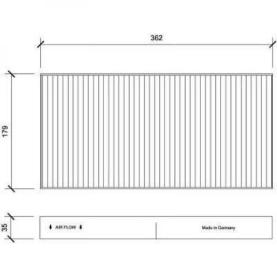 Filtro abitacolo antipolline R171/R172