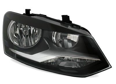 Faro fanale anteriore  Polo 6R / nero destro H7+H7 ricambio  2009 > 2014