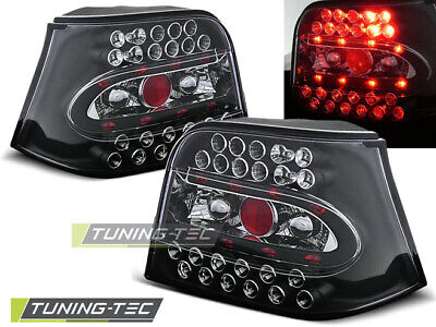 FANALI POSTERIORI A LED NERI per GOLF 4 09.97-09.03