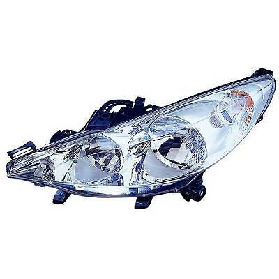 Faro fanale anteriore Destro 207 06-12 TYC H7+H1 con motorino