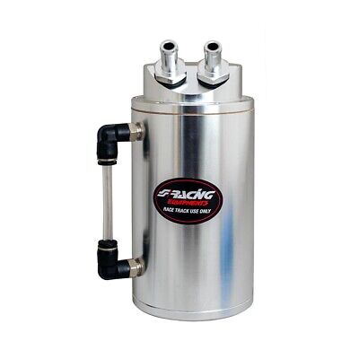 Decanter Universale Canister Recupero Vapori OLIO Serbatoio ALLUMINIO "CROMO"