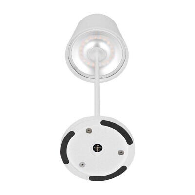 Lampada LED da Tavolo 2W Colore Bianco in Alluminio con caricatore Wireless e
