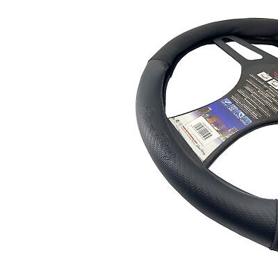 Coprivolante Sporty Ecopelle microfibra carbon look per volanti con diametro