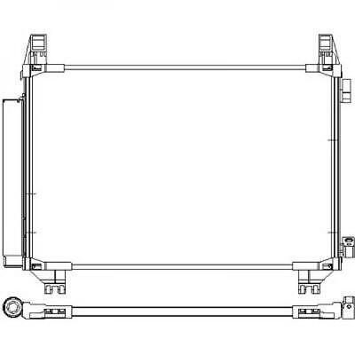 Condensatore clima YARIS 2010- 1.0/1.3 francese 884600D200 497x320