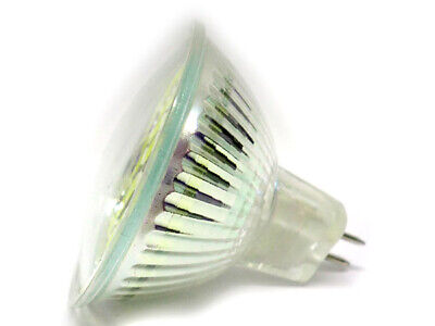 Lampada LED Dicroica MR16 GU5.3 4W Bianco Freddo 12V DC/AC 24 SMD 5050 <p