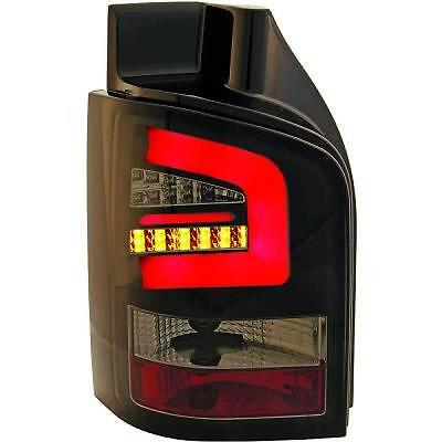 Coppia fari fanali posteriori TUNING T5 03-09 portellone LED Nero Trasparente