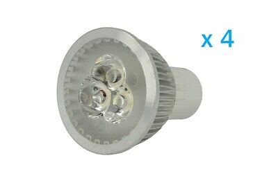 4 PZ Lampade Led MR16 GU5.3 3W 220V Bianco Freddo Faretto Dicroica <p