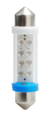 Lampada Led Diodo LED L024 C5W 41mm 8LED 3mm blu