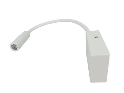 Applique Lampada Led Da Parete Hotel Per Lettura 3W 3000K Braccio Flessibile
