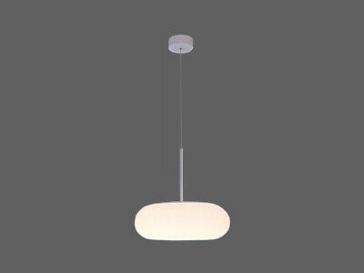 Lampada Led A Sospensione Moderna Rotonda Colore Bianco Diametro 500mm 40W