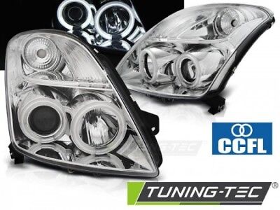 Faro Fanale Tuning SWIFT 05.05-10 ANGEL EYES Cromato
