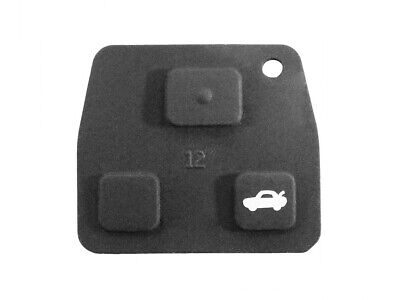 Gommino 3 Tasti Ricambio per Chiave Telecomando Auto Yaris Rav4 Co