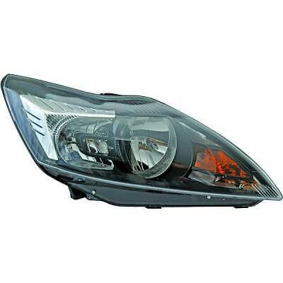 Faro anteriore sx FOCUS 08-11 con motor reg el TYC nero H1/H7