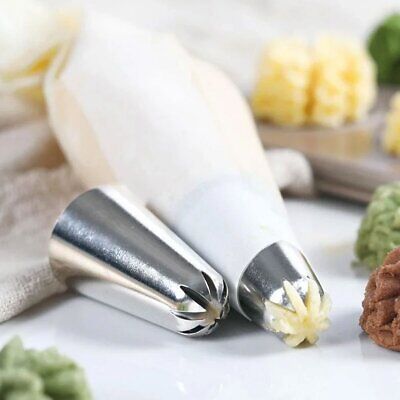 Kit di Ugelli per Glassa Torta 24 Punte Stampe Diverse in Silicone Bocchette