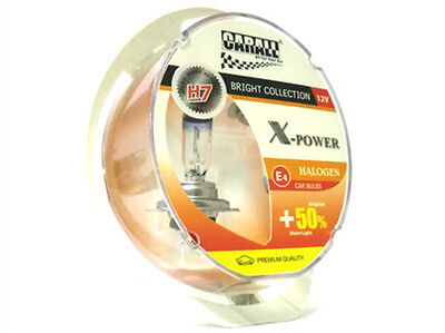 Coppia Lampada H7 12V 55W PX26d X-Power +50% Luminosita T10 W5W Luci Posizione