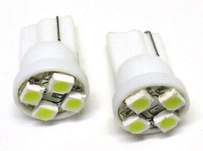 Coppia Lampadine 24V Lampade Led T10 W5W 4 Smd Bianco Luci Posizione Camion