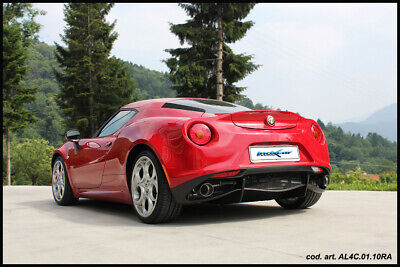4C 1750 TBI (241CV) COUPÈ Posteriore con 2 silenziatori uscita diam.