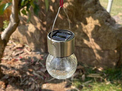 Lampada Solare Da Appendere Forma Palla Globo Diametro 60mm Per Giardino