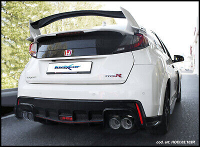 CIVIC TYPE-R 2.0 (310CV) 2015-- Posteriore con uscita 2 x diam. 100