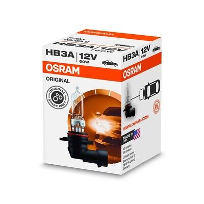 1 Lampada Lampadina Luce OSRAM ORIGINAL HB3A 9005SX (P20d) 12V 60W