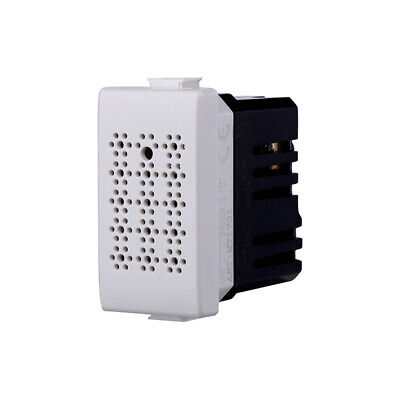 ETTROIT Sensore Acustico 220V Timer Colore Bianco Compatibile Con Bticino Matix