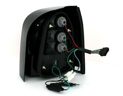 Coppia Fari Fanali Tuning LED Luci Posteriori A4 B5 Avant Fume' Rosso