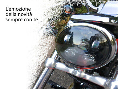 Faro Led Rotondo 5.75  14,605 cmPollici 40W Headlight Per Moto Harley Davidson