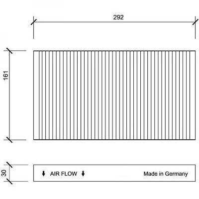 Filtro abitacolo antipolline BRAVA/Marea 156/IVECO DAILY