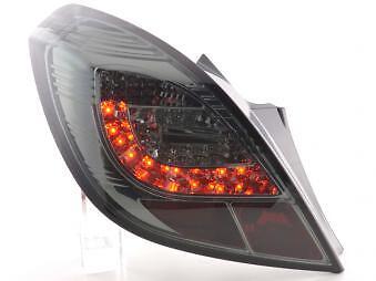 Coppia Fari Fanali Posteriori Tuning LED Corsa D 3 porte 06-10 nero