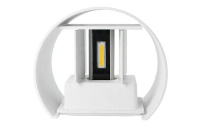 Applique Led Da Parete Bryana 6W Carcassa Bianca Circolare Bianco Neutro IP65