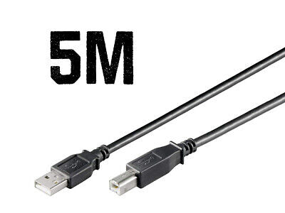 Cavo Stampante USB 5 Metri <ul><li>Cavo A e B</li><li>Si connette tramite