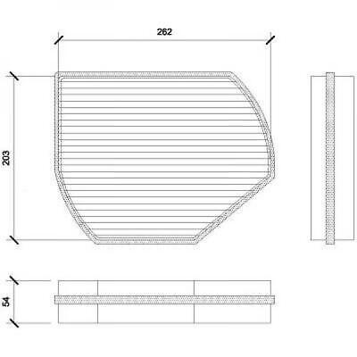 Filtro abitacolo antipolline Crossfire ClasseC W202/W210