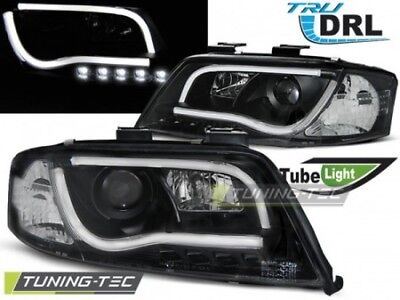 Faro Fanale Tuning  A6 06.01-05.04 TUBE LIGHTS Nero