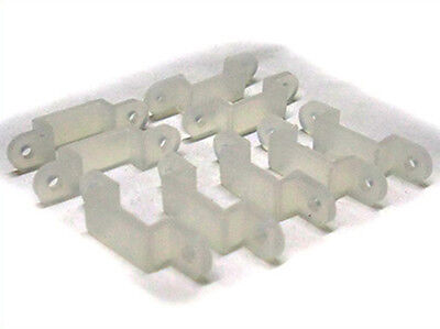 20 PZ Clip Per Fissare Bobina Striscia Led Impermeabile Da 8mm Di Larghezza