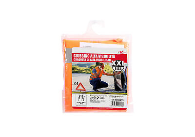 Gilet Catarifrangente Arancione Taglia XXL <ul><li>Gilet ad alta visibilità