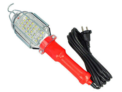 Lampada Portatile da Lavoro Torcia Led Officina Cavo 5 Metri 220V 4,8W 400