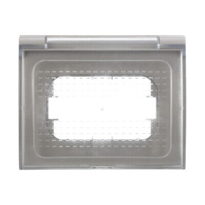 ETTROIT Placca Custodia IP44 3P Grigio Universale Per Scatola 503 Compatibile