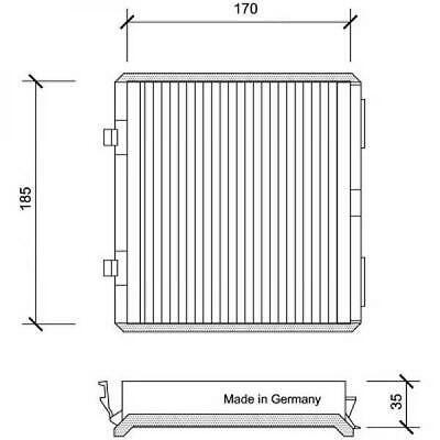 Filtro abitacolo antipolline TOLEDO GOLF JETTA