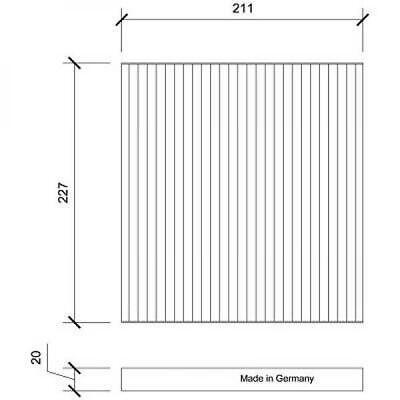 Filtro abitacolo antipolline MICRA IV 05.2010-